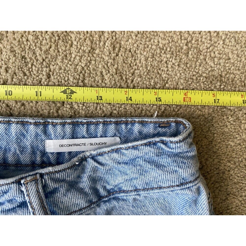 Garage Denim High Rise Distressed Straight Leg Light Wash Jeans Size 9/29 - Picture 8 of 15